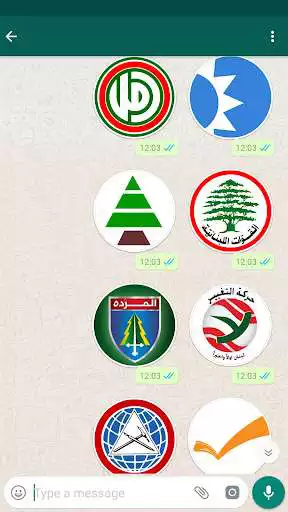 Play Lebanese Stickers - WAStickerApps as an online game Lebanese Stickers - WAStickerApps with UptoPlay