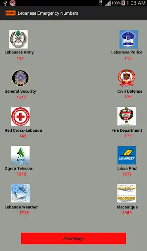 Play Lebanon Emergency Numbers as an online game Lebanon Emergency Numbers with UptoPlay