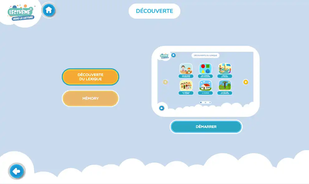 Play Lecthème + - Vers la lecture as an online game Lecthème + - Vers la lecture with UptoPlay