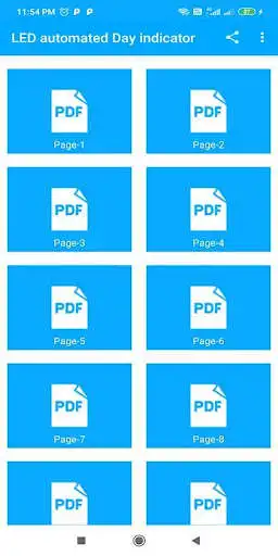 Play LED automated Day indicator