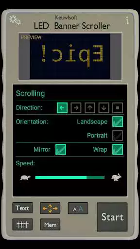 Play LED Banner - Scroller as an online game LED Banner - Scroller with UptoPlay