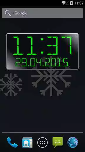 Play LED clock widget free  and enjoy LED clock widget free with UptoPlay