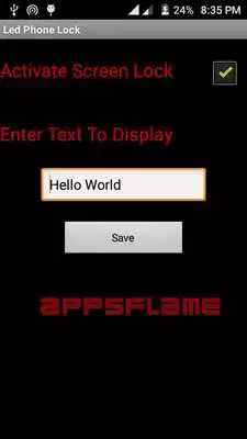 Play Led Display Phone Lock