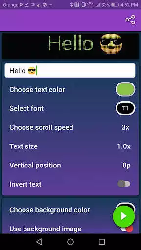 Play Led Scrolling Display