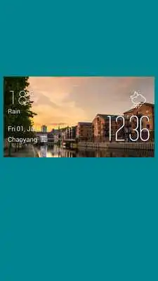 Play Leeds weather widget/clock
