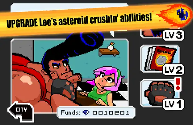 Play Lee vs the Asteroids