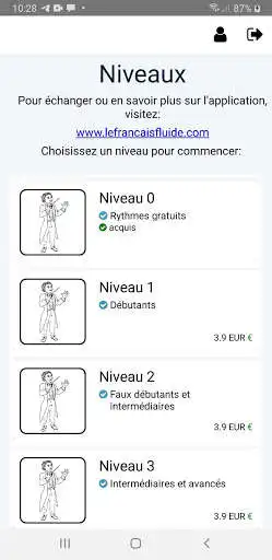 Play Le français fluide – Rythmes  and enjoy Le français fluide – Rythmes with UptoPlay