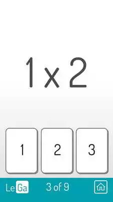 Play LeGa - multiplication table