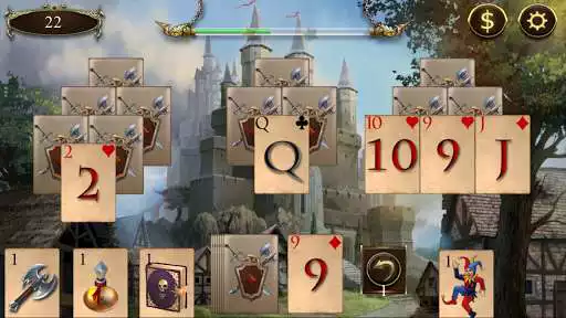 Play Legends of Solitaire Curse of the Dragons TriPeaks as an online game Legends of Solitaire Curse of the Dragons TriPeaks with UptoPlay