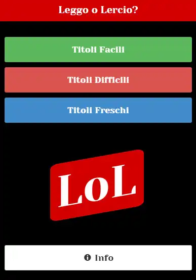 Play Leggo o Lercio?  and enjoy Leggo o Lercio? with UptoPlay