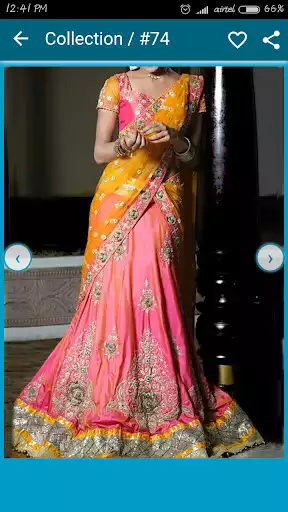 Play Lehenga and Half Saree Designs  and enjoy Lehenga and Half Saree Designs with UptoPlay