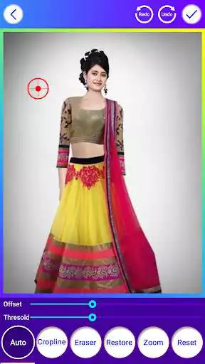 Play Lehenga Choli Photo Suit Editor