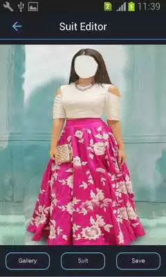 Play Lehenga Choli Photo Suit Editor