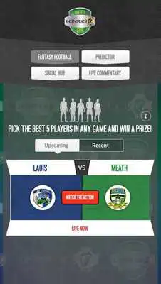 Play Leinster GAA Fantasy Game
