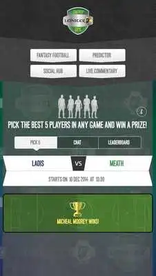 Play Leinster GAA Fantasy Game