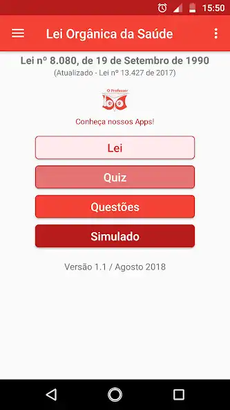 Play Lei Orgânica da Saúde nº 8080  and enjoy Lei Orgânica da Saúde nº 8080 with UptoPlay