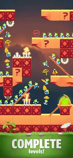 Play Lemmings as an online game Lemmings with UptoPlay