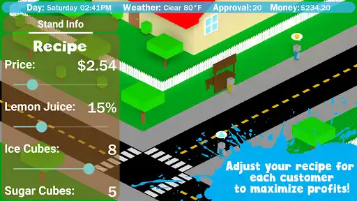 Play Lemonade Stand as an online game Lemonade Stand with UptoPlay