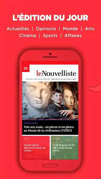 Play Le Nouvelliste  and enjoy Le Nouvelliste with UptoPlay