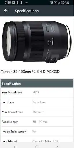 Play Lens List : Tamron Specifications and Reviews as an online game Lens List : Tamron Specifications and Reviews with UptoPlay