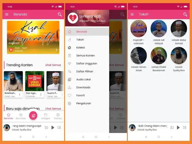 Play Lentera Hati - Ceramah, Inspirasi, Music Player as an online game Lentera Hati - Ceramah, Inspirasi, Music Player with UptoPlay