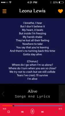 Play Leona Lewis Songs and lyrics Play Leona Lewis Songs and lyrics