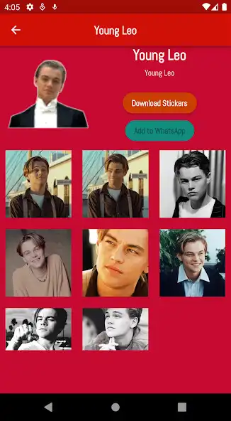 Play Leonardo Dicaprio Sticker as an online game Leonardo Dicaprio Sticker with UptoPlay