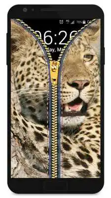 Play Leopard zipper - fake