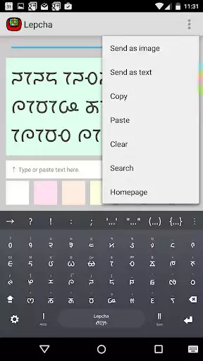 Play Lepcha Keyboard plugin as an online game Lepcha Keyboard plugin with UptoPlay