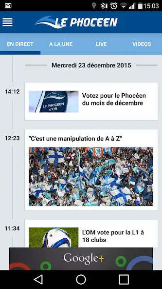 Play LePhoceen.fr : Actu OM 24h/24  and enjoy LePhoceen.fr : Actu OM 24h/24 with UptoPlay