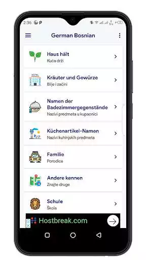 Play Lerne Bosnisch as an online game Lerne Bosnisch with UptoPlay