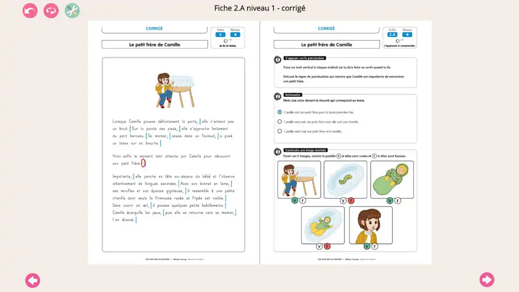 Play Les clés de la lecture as an online game Les clés de la lecture with UptoPlay