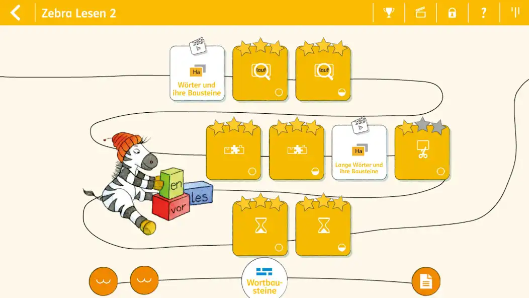 Play Lesen lernen 2 mit Zebra  and enjoy Lesen lernen 2 mit Zebra with UptoPlay