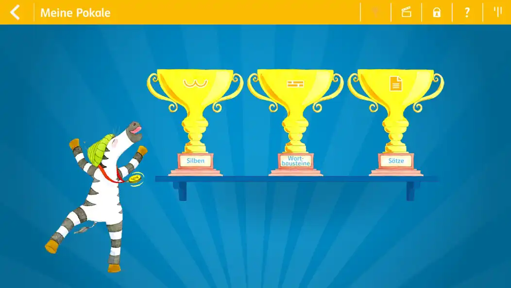 Play Lesen lernen 2 mit Zebra as an online game Lesen lernen 2 mit Zebra with UptoPlay