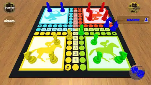 Play Les Petits Chevaux  and enjoy Les Petits Chevaux with UptoPlay