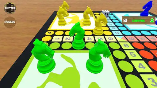 Play Les Petits Chevaux as an online game Les Petits Chevaux with UptoPlay