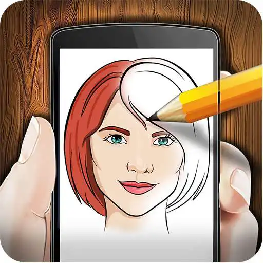 Run free android online Lesson Draw Human Face APK