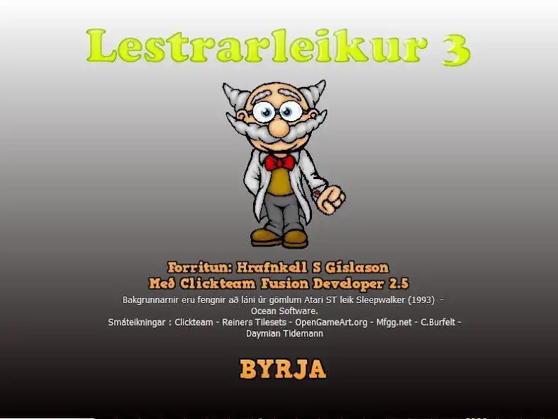 Play Lestrarleikur 3  and enjoy Lestrarleikur 3 with UptoPlay