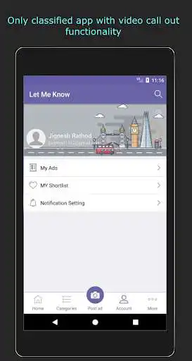 Play Let Me Know: Classified App as an online game Let Me Know: Classified App with UptoPlay