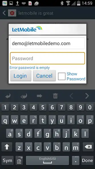 Play LetMobile Secure Mobile Email as an online game LetMobile Secure Mobile Email with UptoPlay
