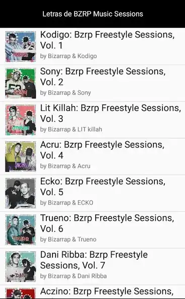 Play Letras de BZRP Music Sessions as an online game Letras de BZRP Music Sessions with UptoPlay