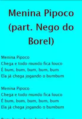 Play Letras Fernando  Sorocaba - Menina Pipoco