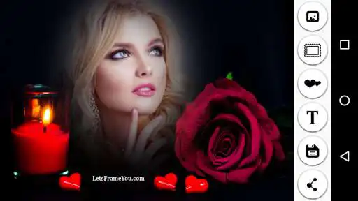 Play Lets Frame You - Romantic Love Photo Frames as an online game Lets Frame You - Romantic Love Photo Frames with UptoPlay
