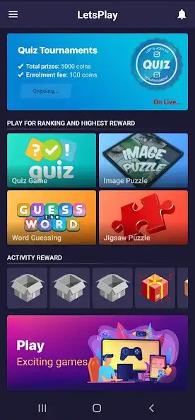 Play LetsPlay and earn coins as an online game LetsPlay and earn coins with UptoPlay