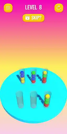 Play Lets Sort The 3D Ball Puzzle  and enjoy Lets Sort The 3D Ball Puzzle with UptoPlay