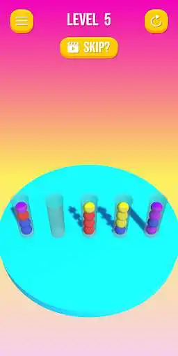 Play Lets Sort The 3D Ball Puzzle as an online game Lets Sort The 3D Ball Puzzle with UptoPlay