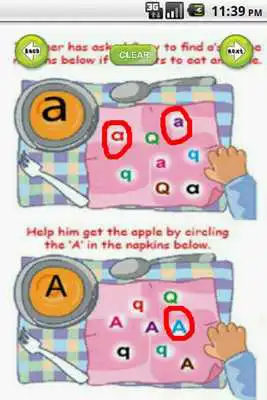 Play Letter A for LKG Kids Practice