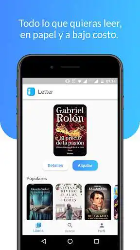 Play Letter - Alquiler de libros  and enjoy Letter - Alquiler de libros with UptoPlay