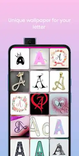 Play Letter A wallpaper as an online game Letter A wallpaper with UptoPlay