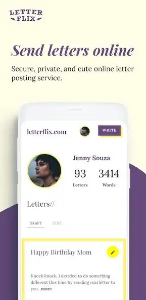 Play Letterflix: Send Letter Online  and enjoy Letterflix: Send Letter Online with UptoPlay